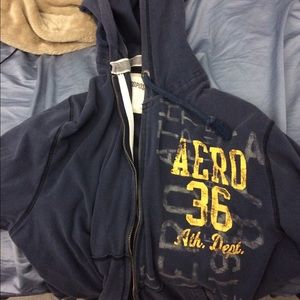 Aeropostale full zip up hoodie