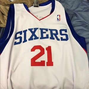 Thaddeus Young authentic 76ers jersey
