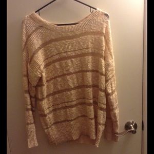 Rose gold and blush sweater