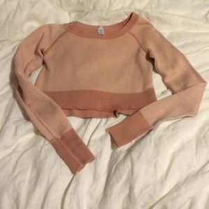 Ivivva cropped pink sweater