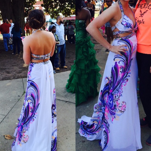 Edgy prom dress
