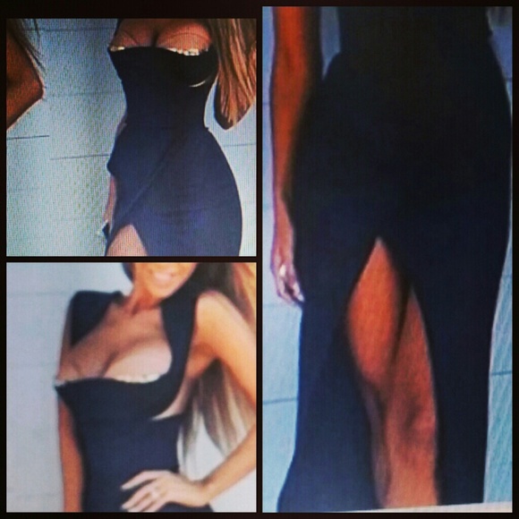 sexy slim fit bodycon long dress - Picture 2 of 4