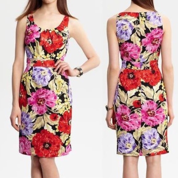 Banana Republic Floral Linda Dress NWT