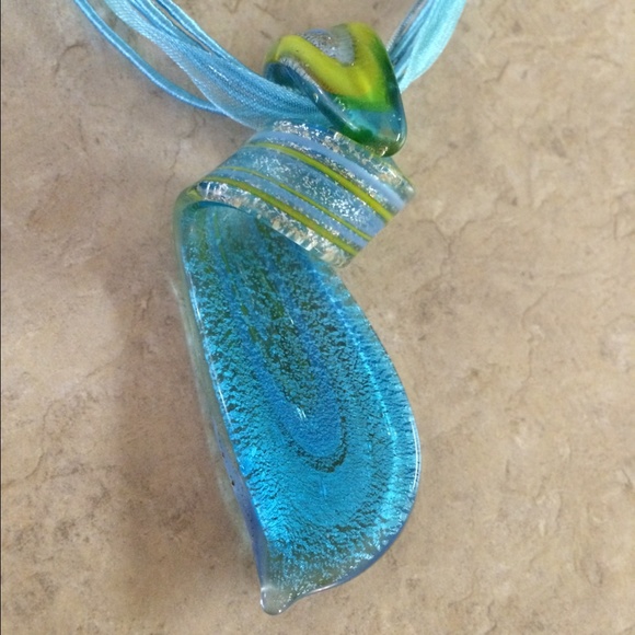 Murano Glass Necklace! New! No tags - Picture 2 of 4