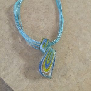 Murano Glass Necklace! New! No tags
