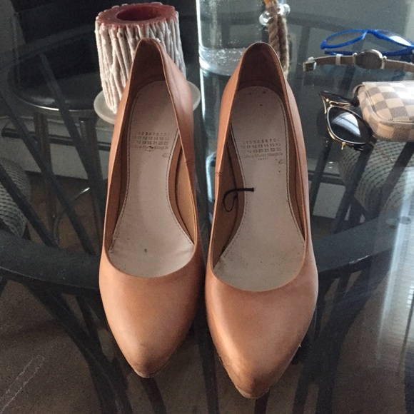 Maison Martin Margiela for H&M Clear heeled wedges