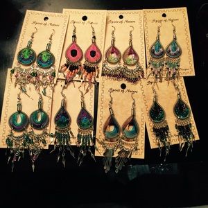8 set of earrings