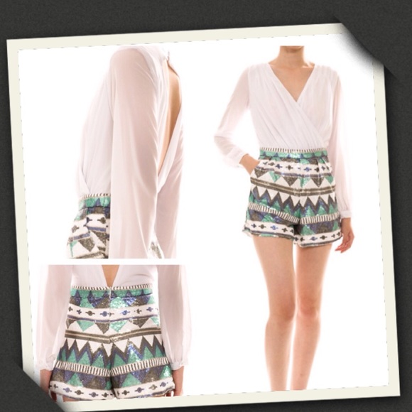 💙HP💥  Sequins Romper