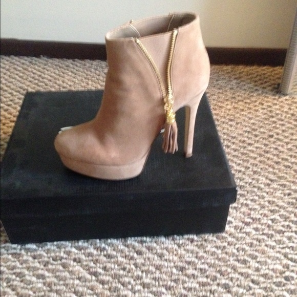bebe Shoes - Bebe tasseled booties