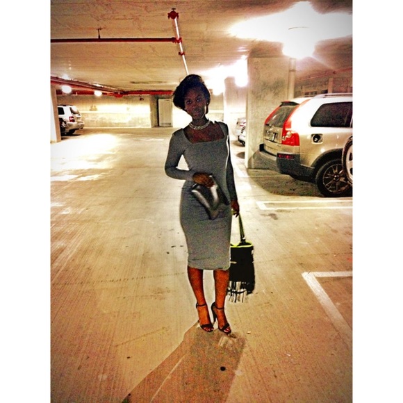 Gray ASOS Dress - Picture 3 of 3