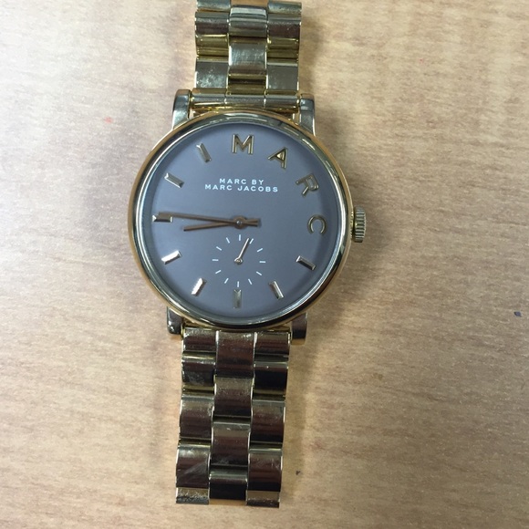 Gold Marc by Marc Jacobs watch😻