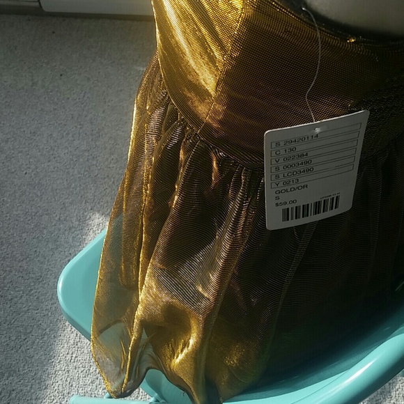 UO Gold Minidress - Picture 3 of 4