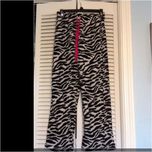 Zebra Print Pajama Pants