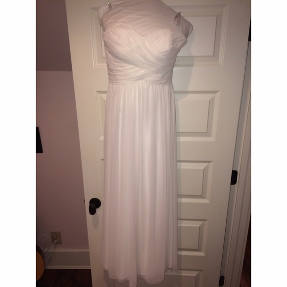 White formal dress