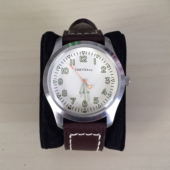 Tokyo Bay Brown Leather Watch