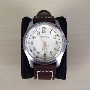 Tokyo Bay Brown Leather Watch