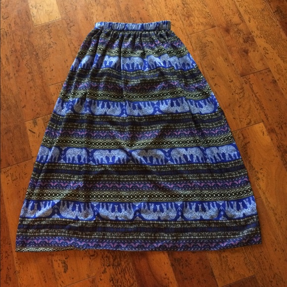 Elephant print skirt!