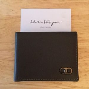 Brand new dark brown Ferragamo wallet