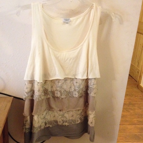 Beautiful Tank w/ Waterfall Vest