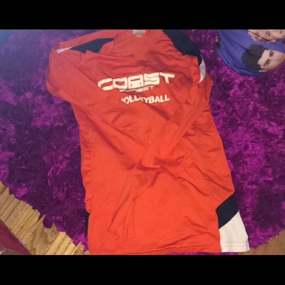 Sunset Volleyball Orange Jersey
