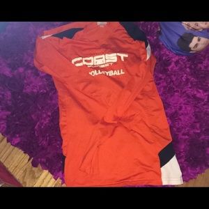 Sunset Volleyball Orange Jersey