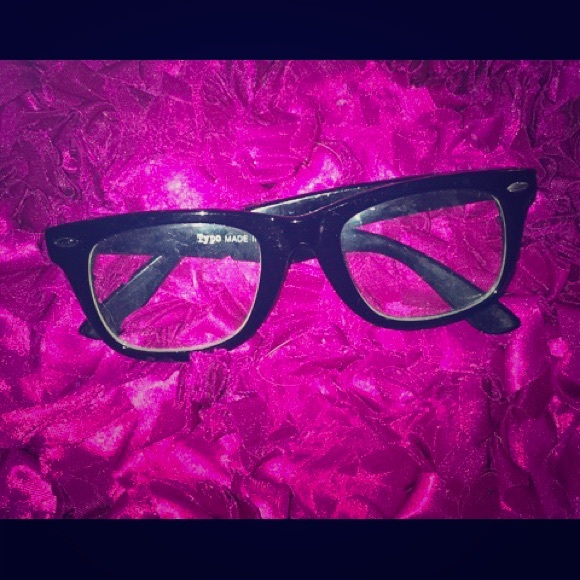 Fake black glasses