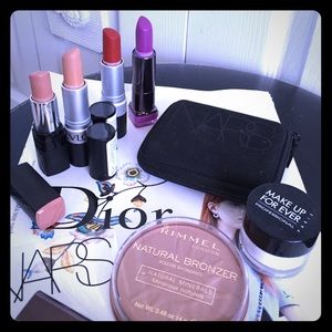 Nars Orgasm, Albatross Highlighter, MUFE HD powder