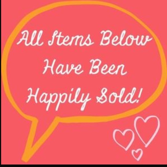 All items below this point have been sold!!