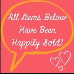 All items below this point have been sold!!