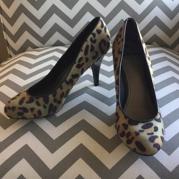 Fergalicious by Fergie Leopard Print Heels