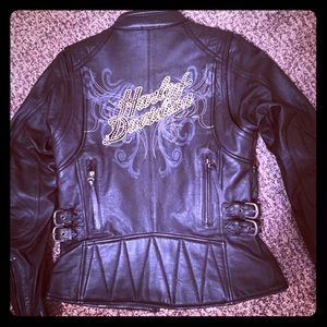 Authentic Harley Davidson leather riding jacket