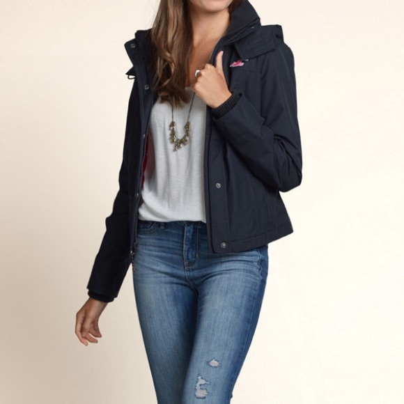 Hollister Jackets & Coats The Hollister Allweather Jacket Navy