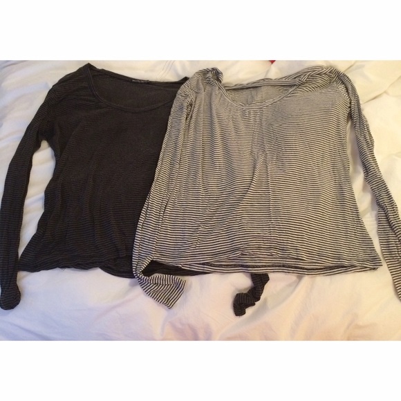 Brandy Melville Tops - BUNDLE: 2 Brandy Melville striped long sleeve tops