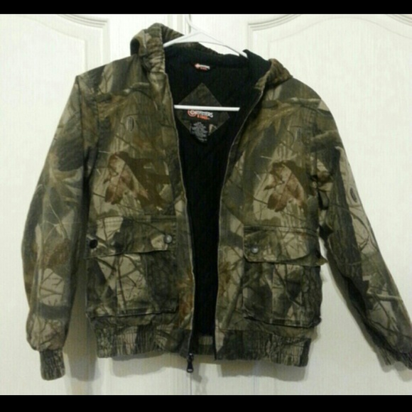 Youth camouflage coat
