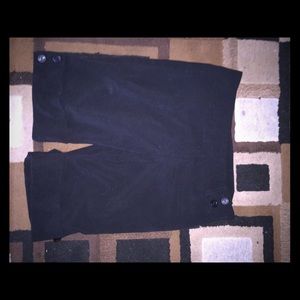 dressy long black shorts, size M, SO CUTE! $8
