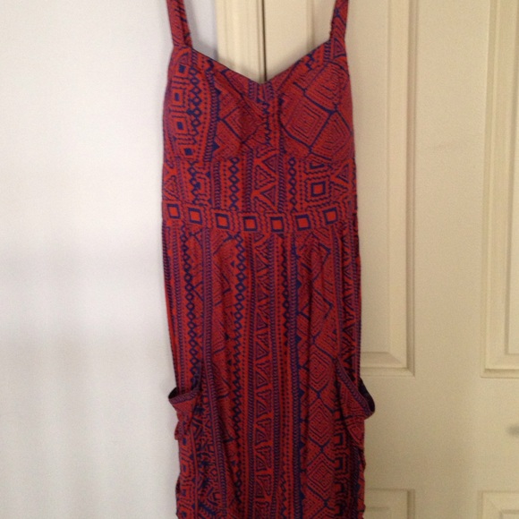 Tribal printed dress