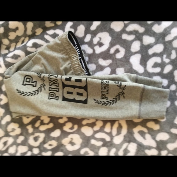 Victoria's Secret Pink Light Grey Gym Pants XS