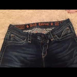 Size 29 straight leg rock revivals