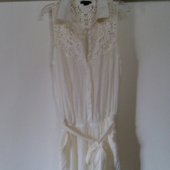 Beige one piece romper