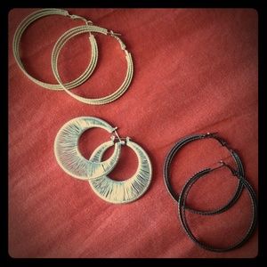 *SOLD* Hoop Earring Bundle!