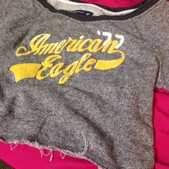 American Eagle long sleeve crop sweater