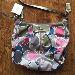 Coach cross body swing bag.