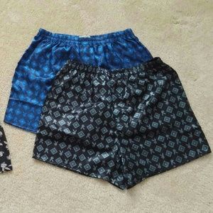 2 Playboy boxer pajama shorts