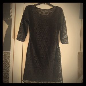 Express black lace dress