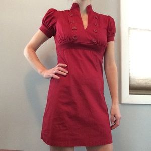 Cute Burgundy Dress