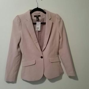 Blush pink blazer