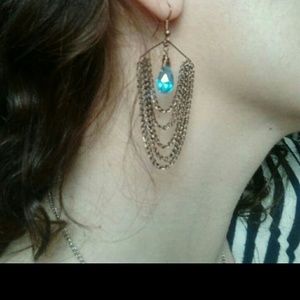 antique chain earrings