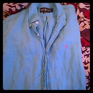 Blue dress shirt