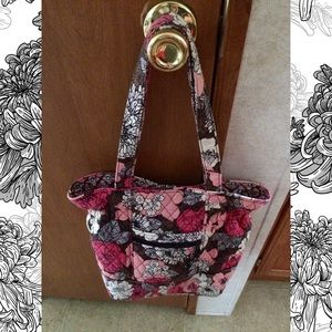 Vera Bradley Laura Tote. Mocha Rouge.💗