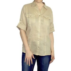 100% Linen Button Down